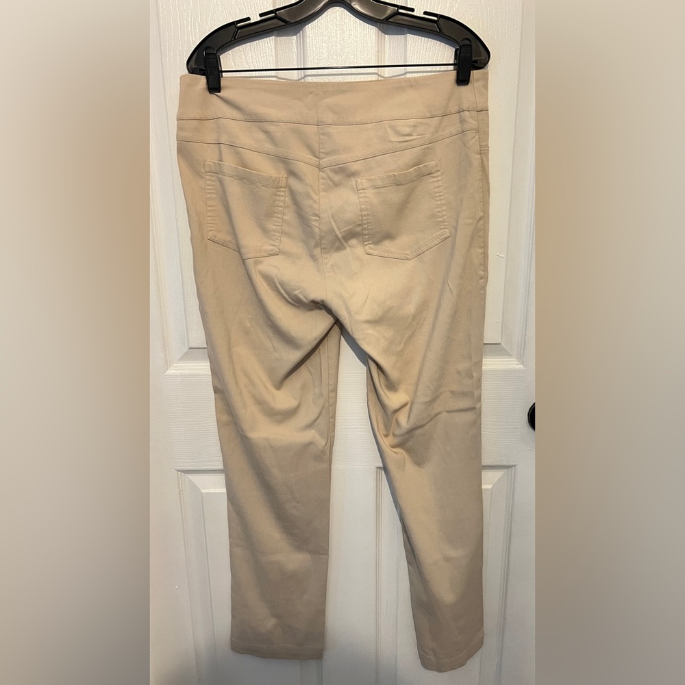 ELLIOTT LAUREN Women's Beige Pull On Pants Size 12 - Picture 2 of 4